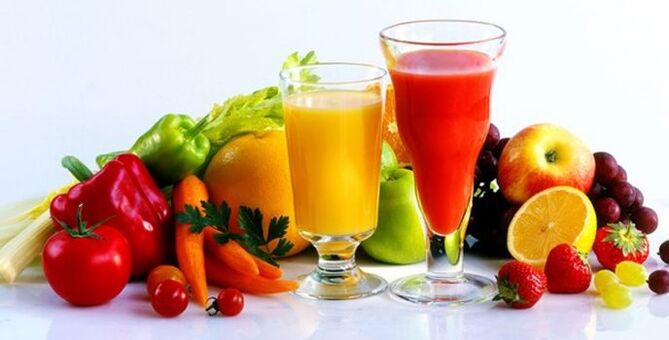 Potency of fruit and vegetable juices